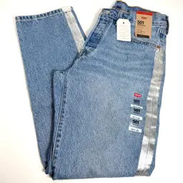 Levi’s 501 High Rise Straight Jeans Shine Theory Women’s Size 28x30