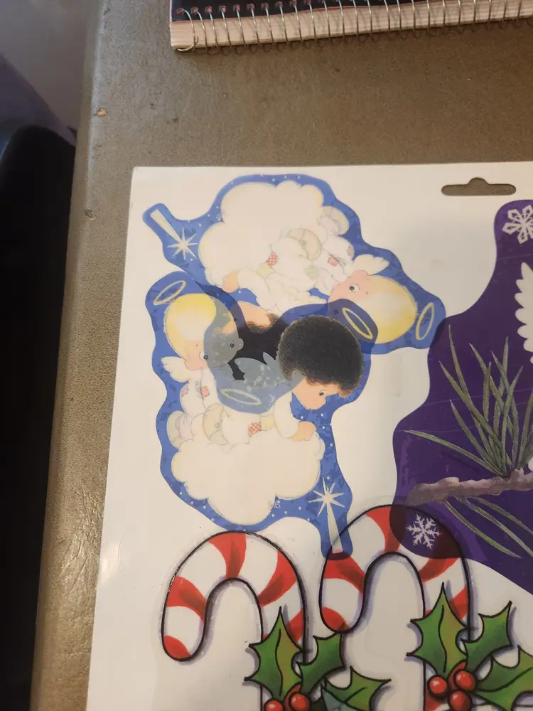 Vintage Christmas window Stickers