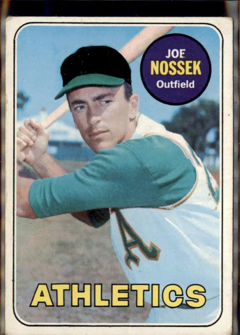 1969 Topps #143 Joe Nossek - (pk3) - Oakland Athletics