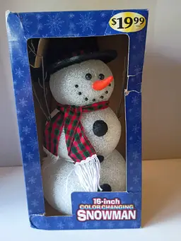 70's Color Changing Snow-Man