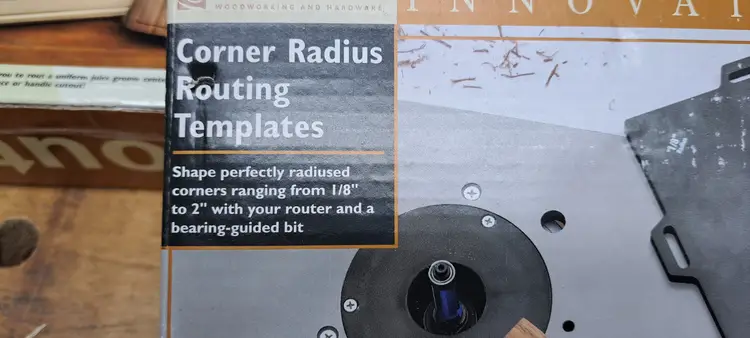 New Rockler Radius Cutting Template