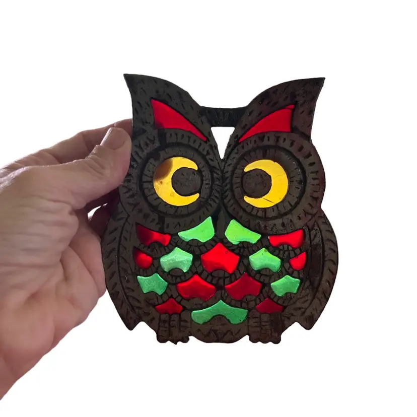 Vintage Owl Trivet
