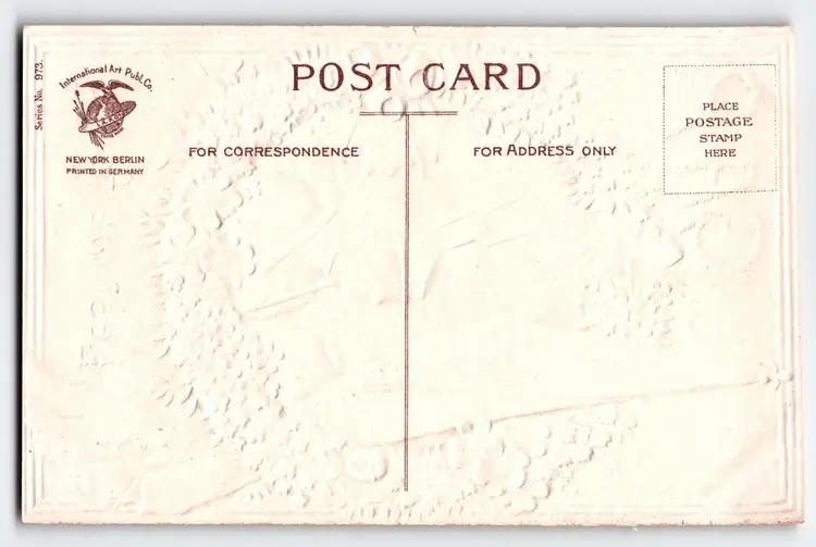 Memorial Decoration Day Postcard Ellen Clapsaddle Women GAR Flowers Unposted 973