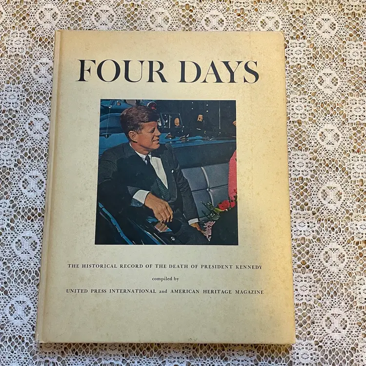 Vintage Four Days Historical Record of the Death of President JFK Book