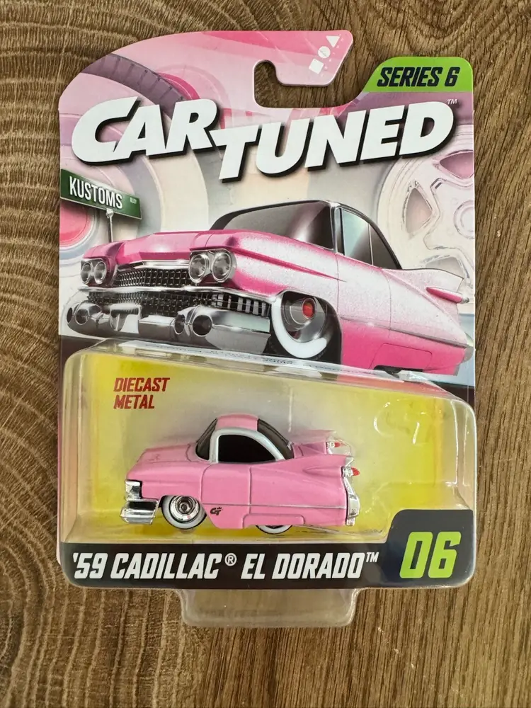 🔥 NEW Hobby Exclusive Car Tuned Hot Pink '59 Cadillac El Dorado Series 6 #06