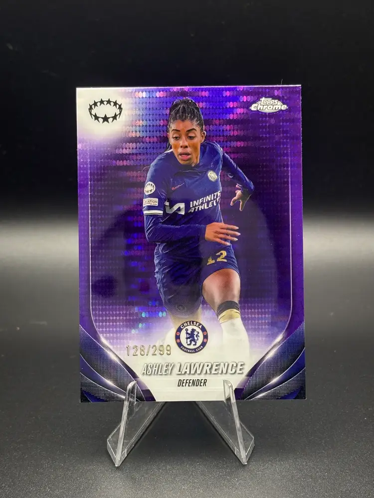 Ashley Lawrence 2024 Topps Chrome Purple /299 Chelsea FC