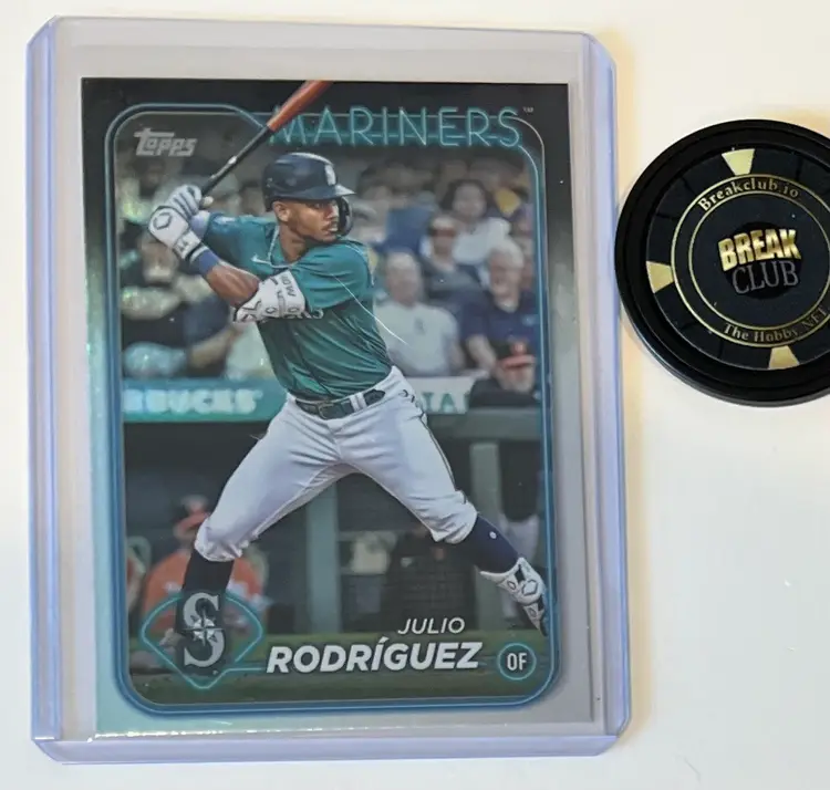 Julio Rodriguez Rainbow Foil Seattle Mariners