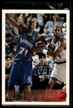 1996-97 Topps #131 Kevin Garnett Minnesota Timberwolves -6