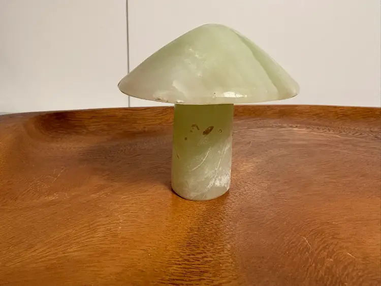 Rustic Stone Mushroom