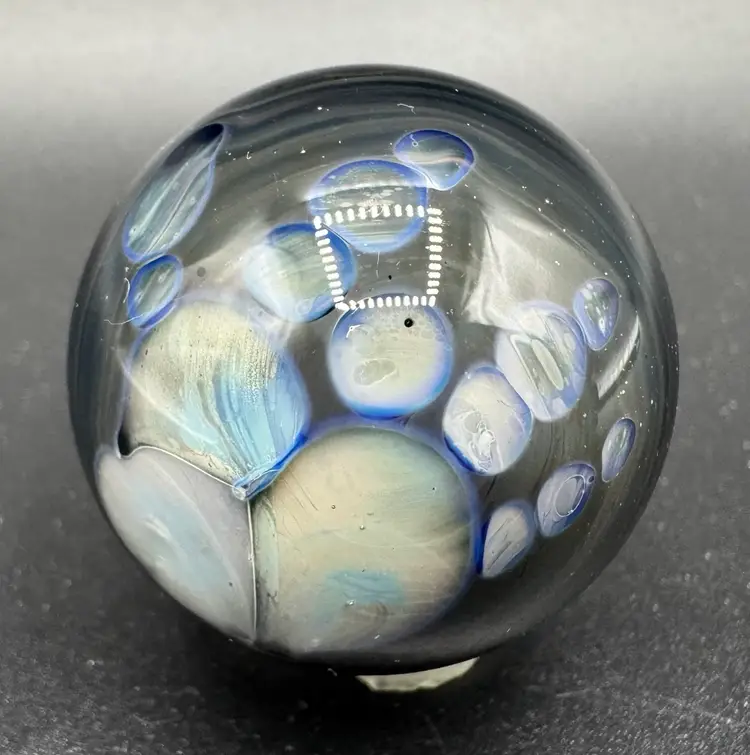 Contemporary Art Glass Marble Alien Hand 1.28”