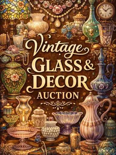 Vintage Glass & Decor Auction
