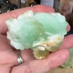Pistachio Calcite Dragon Turtle 30P