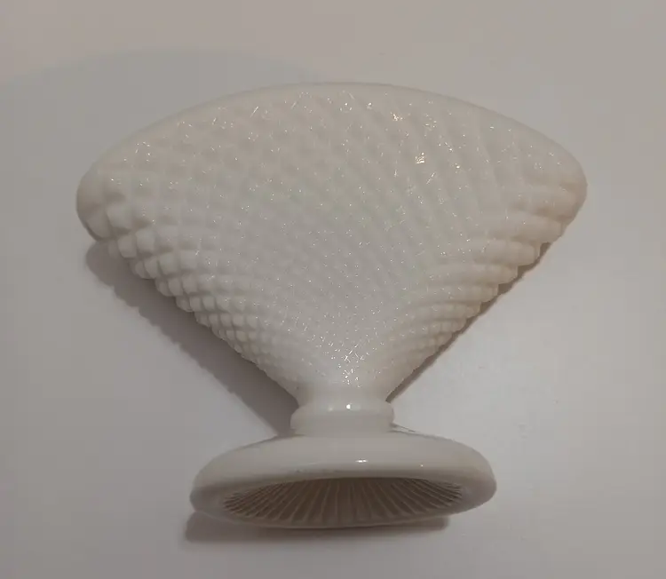 Westmoreland Hobnail Diamond Point Fan Vase