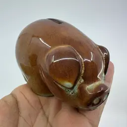 Pottery Pig Bank 3.75”