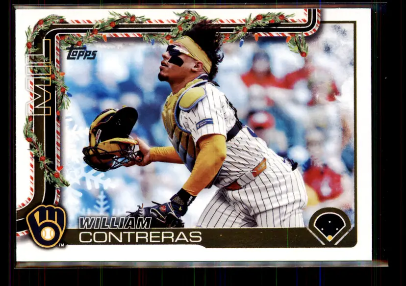 William Contreras 2025 Topps Walmart Holiday #H21 - (135) - Milwaukee Brewers