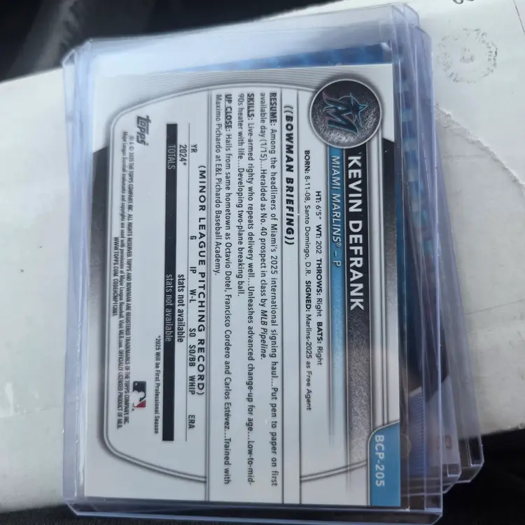 Miami marlins Kevin defrank