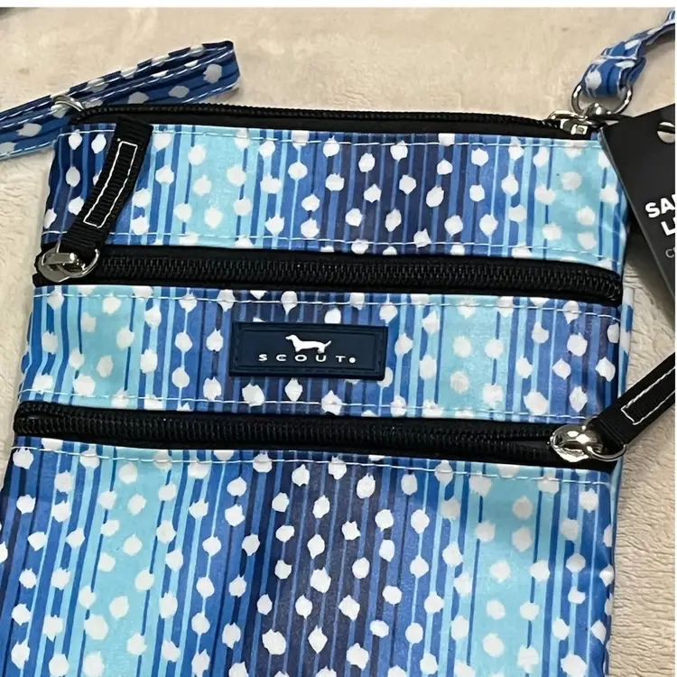 SCOUT “Sally Go Lightly” Crossbody Bag – "You’ve Spot Mail "Pattern- NWT- Adjustable Strap- 6.5” Wide, 8” High