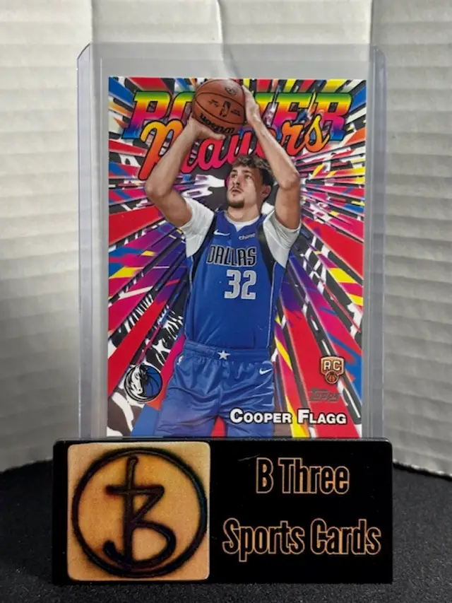 COOPER FLAGG 2025 Topps #PP16 Power Players RC Holo Foil Dallas Mavericks