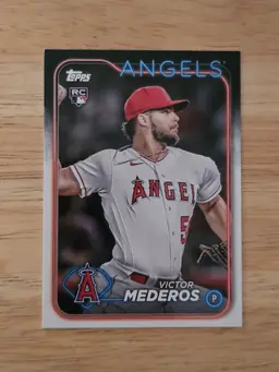 2024 Topps Series One Baseball Rookie RC Victor Mederos Los Angeles Angels Card #270