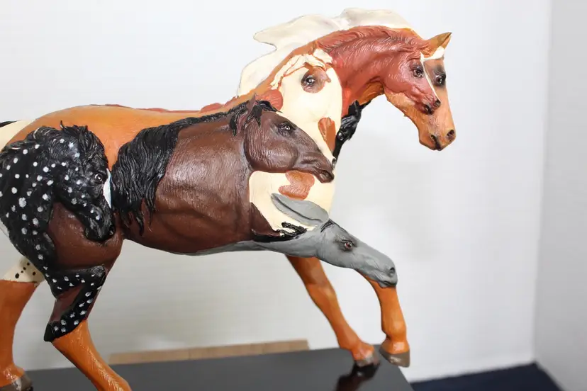 Trail of Painted Ponies Year of the Horse Figurine Lori Musil 2006 Horse Decor