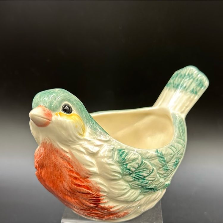 Heart And Home Designs bird planter, or candy dish