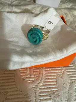 New. Sterling Silver Floral Ring. Size 9.