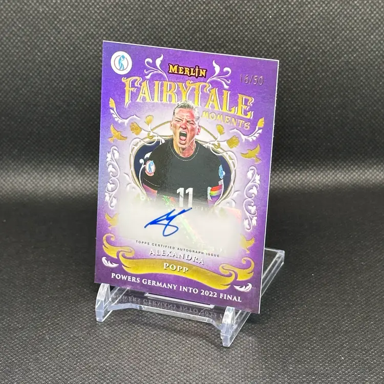 Alexandra Popp Fairytale Auto /50 2025 Topps Merlin Euros Autograph - Germany