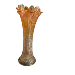 #01 Imperial Carnival Glass Vase