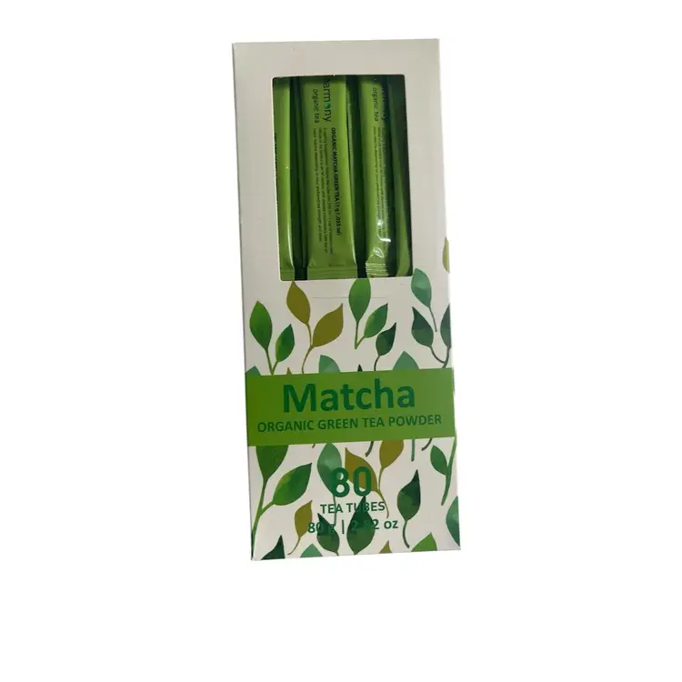 Matcha Organic Green Tea Powder-80 Tubes