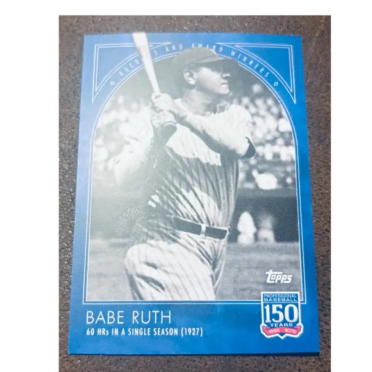 Babe Ruth 150 Years Of Baseball - #1 In Set 2019 On Demand