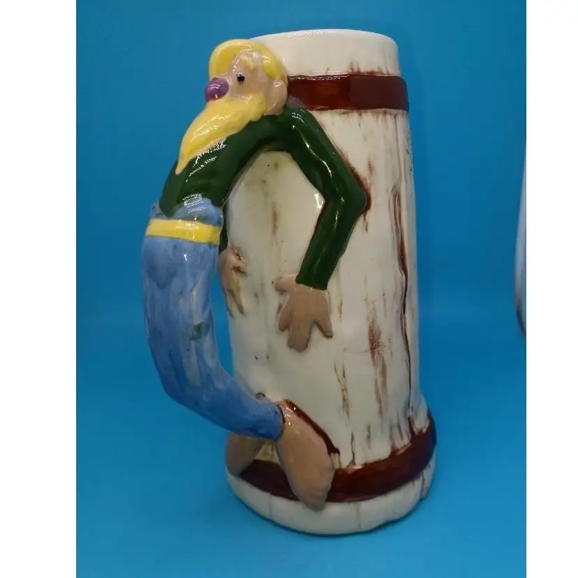 Vintage Twin Winton Hillbilly Handle Moonshine Stein Mug