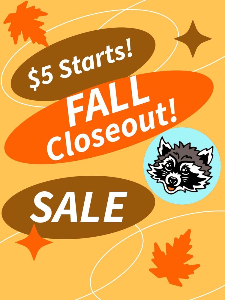 $5 Fall Closeout SALE! 🍂