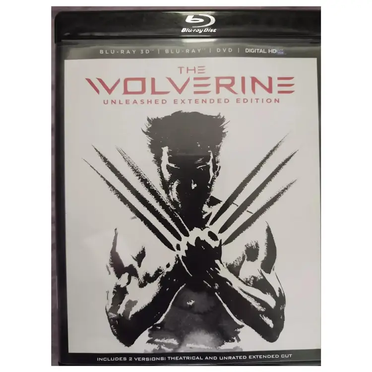 The Wolverine Unleashed Extended Edition [Blu-ray 3D + Blu-ray + DVD + Digital HD] - LIKE NEW