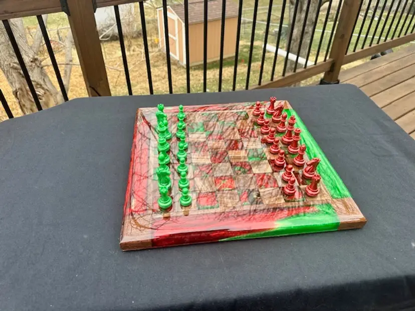 Christmas Inspired Chess/Checkers