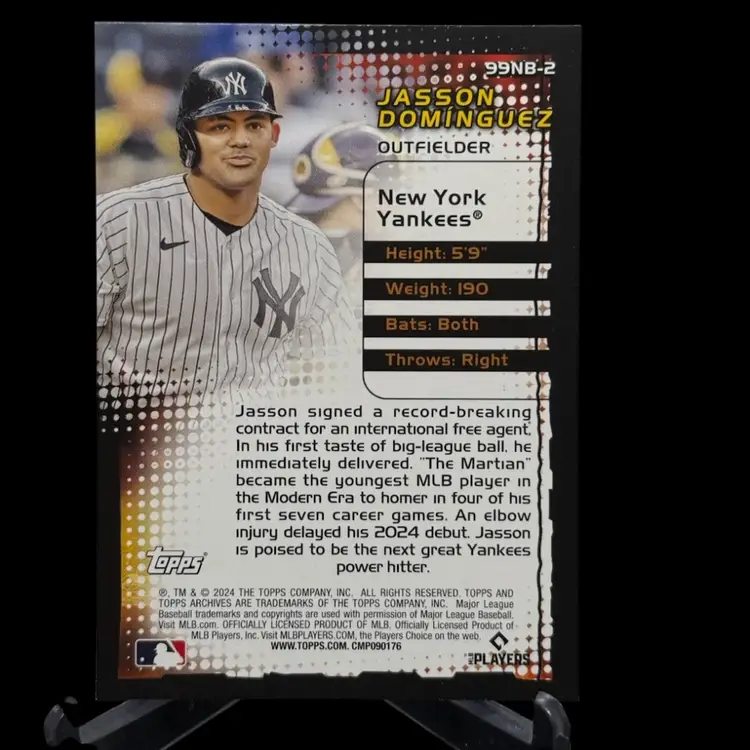 Jasson Dominguez 2024 Topps Archives 1999 New Breed RC Rookie #99NB-2 New York Yankees