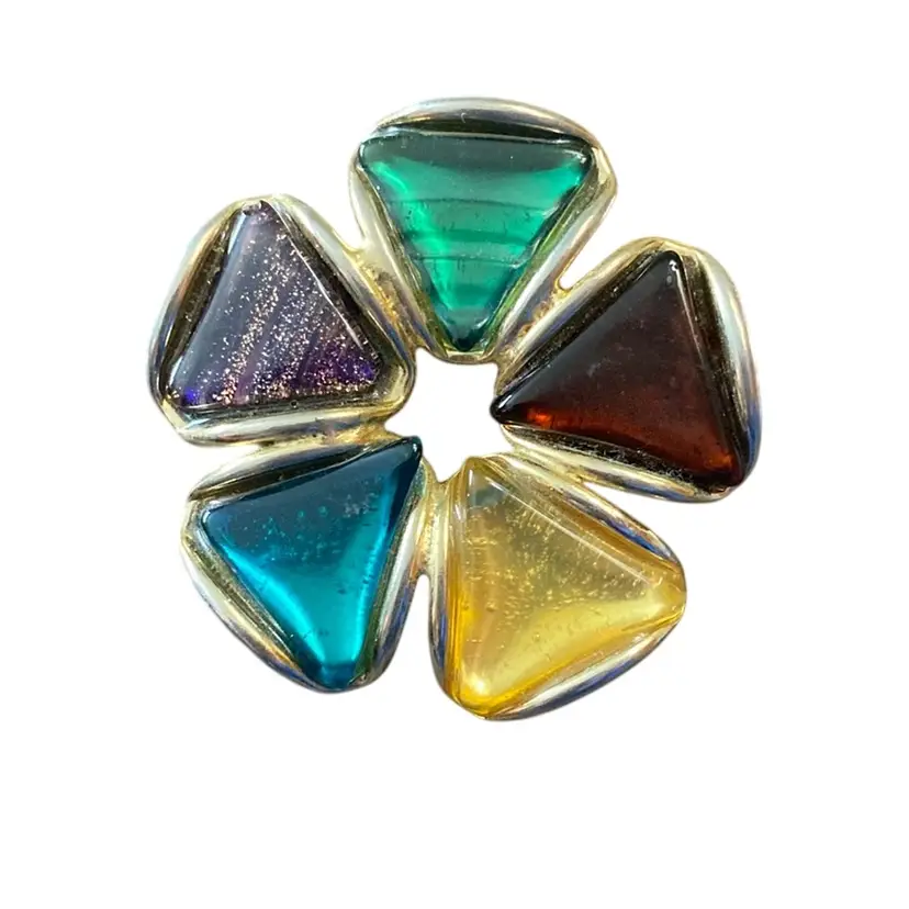 Flower Brooch 1 1/2”