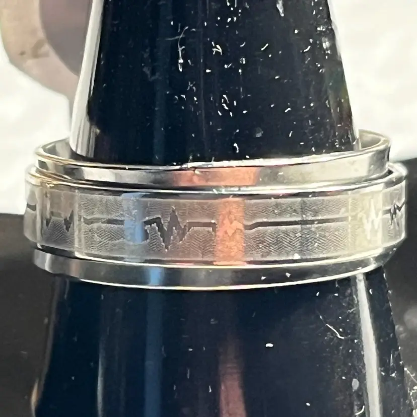 Stainless Steel Ring As Pictured Size 8