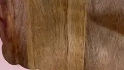 Mela Artisans Scalloped Edge Mango Wood Cutting Board 16 X 10 New Charcuterie