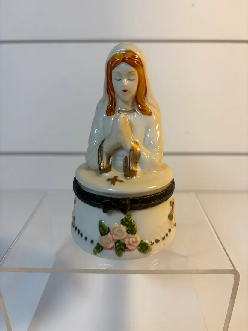Praying Madonna Trinket Box