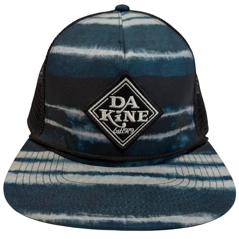 Dakine Classic Diamond Trucker Blue Tie-Dye Eco Unisex Trucker Style Snapback