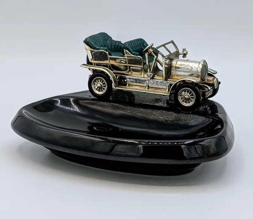 Vintage Lesney England Car Ashtray Trinket Dish Matchbox Era Collectible