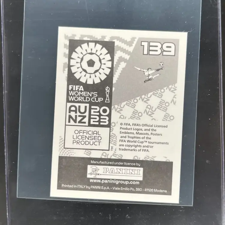 Cloe Lacasse 2023 Panini Women’s World Cup Sticker Canada Soccer Card