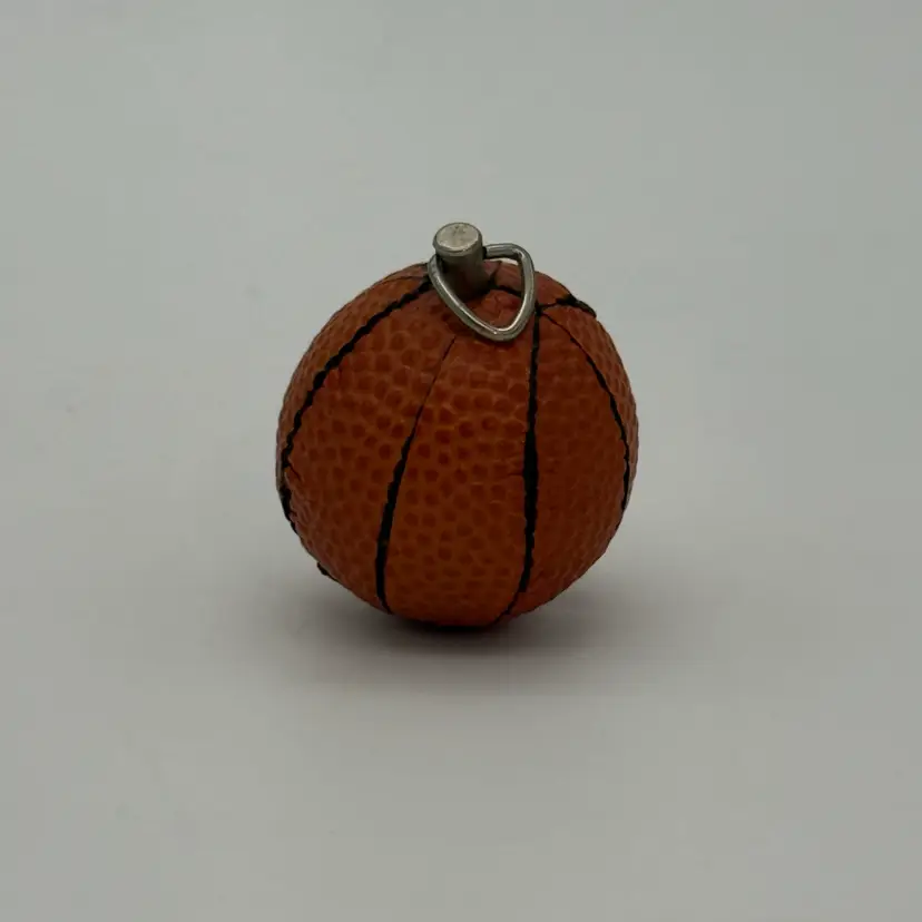 Vtg. Ceiling Fan Lamp Light Basketball Extension Ornament 1980’s Sports Theme