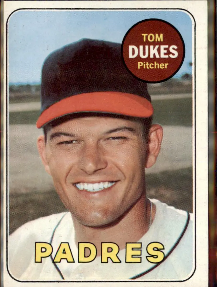 1969 Topps #223 Tom Dukes - (pk3) - San Diego Padres