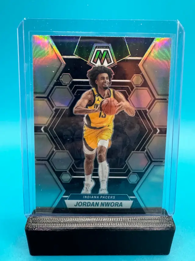 Jordan Nwora Mosaic Silver Prizm Indiana Pacers