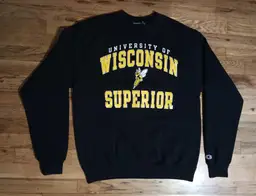 Wisconsin Superior Yellowjackets Sweatshirt Badgers college football collegiate