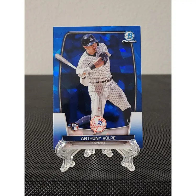 Anthony Volpe 2023 Bowman Chrome Sapphire RC - Yankees