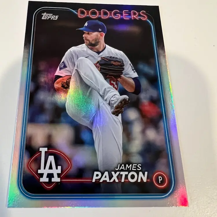 James Paxton Rainbow Foil Los Angeles Dodgers