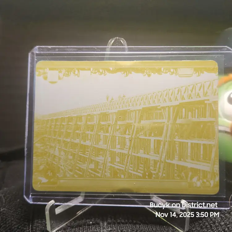 Gilded Age - Credit Mobilier Scandal Yellow Printing Plate 1/1