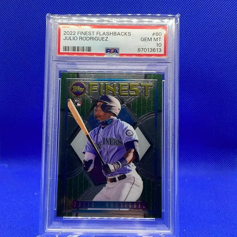 2022 Finest Flashbacks Julio Rodriguez PSA 10 Seattle Mariners